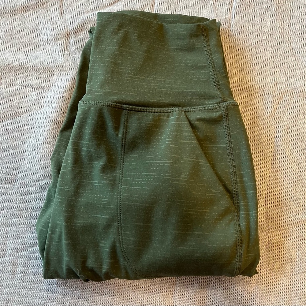 ZYIA moss Green code messenger joggers